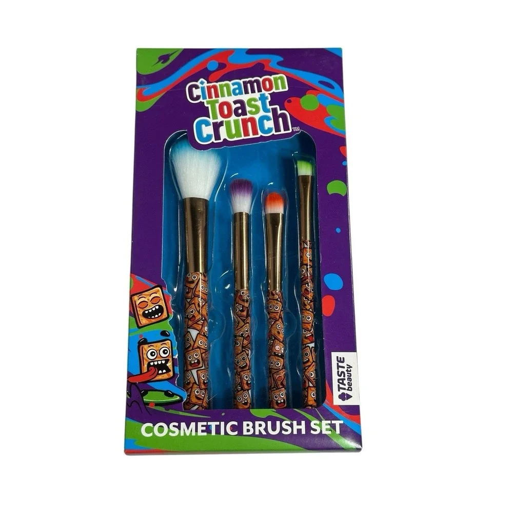 taste beauty 4 make up brush set cosmetic CINNAMON‎ TOAST CRUNCH
